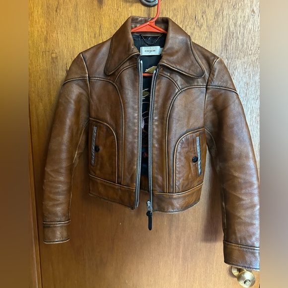 Coach Leather Jacket - Picture 7 of 16
